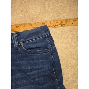 Jennifer Lopez Bootcut Jeans Womens 8S Petite Blue Dark Wash Stretch Denim